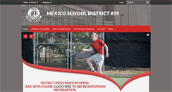 Desktop Screenshot of mexicoschools.net